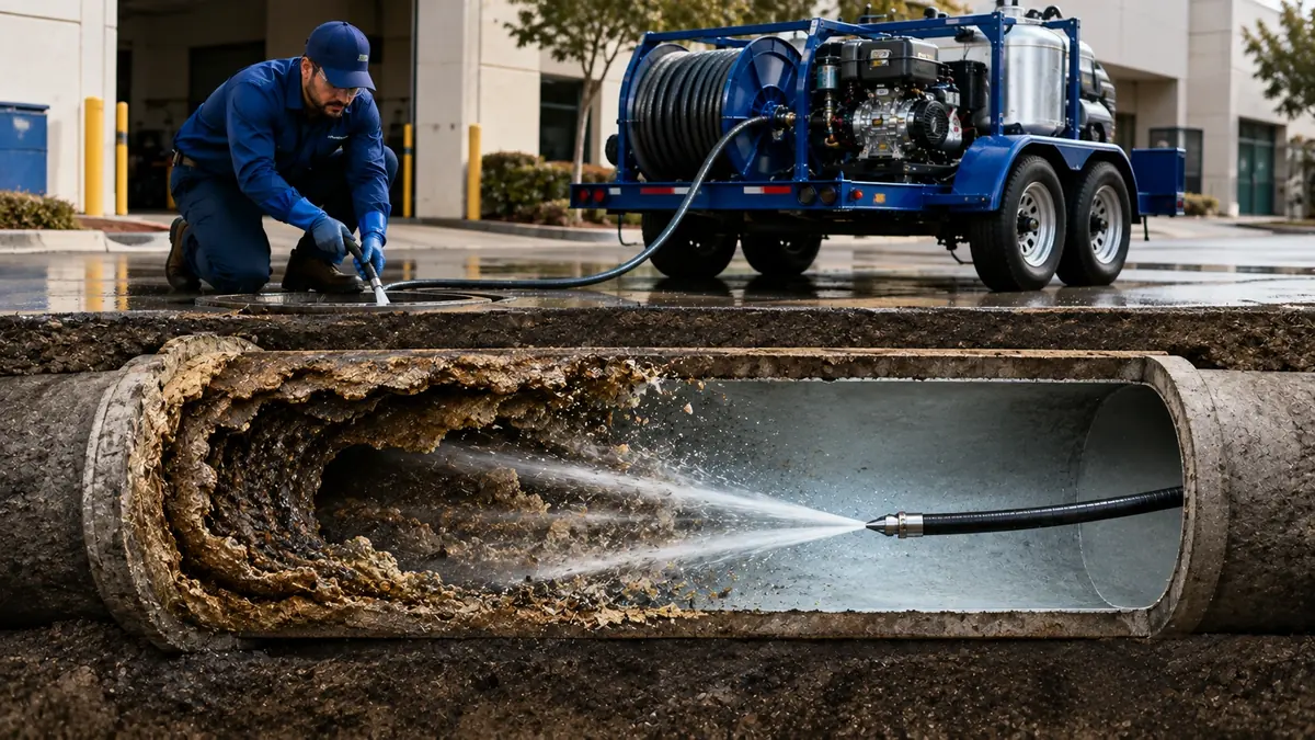 Sewer Pipe Descaling in Wofford Heights